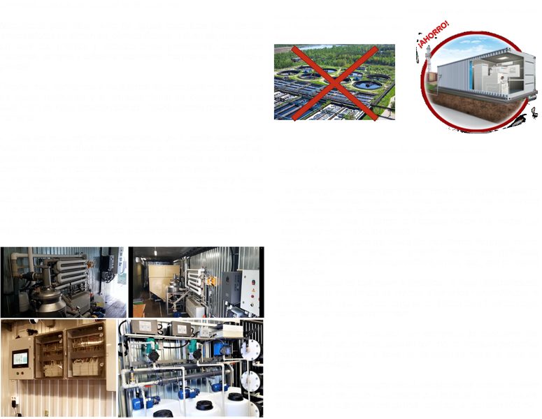 Sistema OI-20 — Unidad containerizada con panel de control